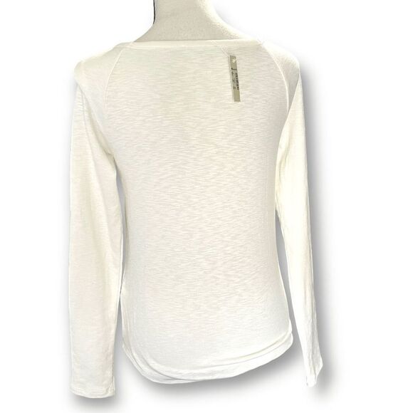 Madewell Square Neck, Long Sleeve Knit Top, Size Small - Picture 2 of 9